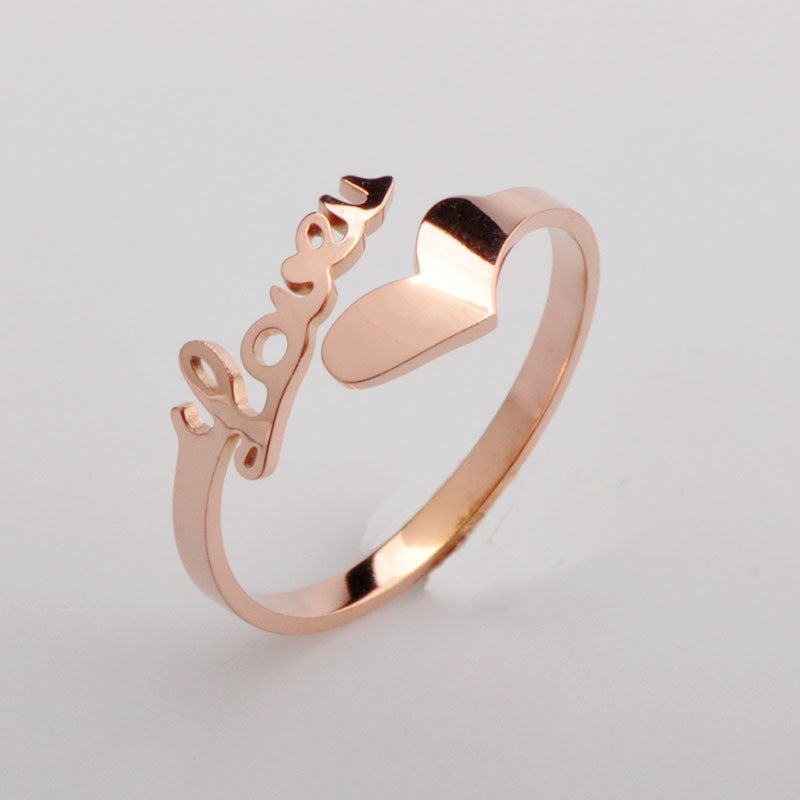 Anillos de pareja para mujer Anillo para el dedo meñique