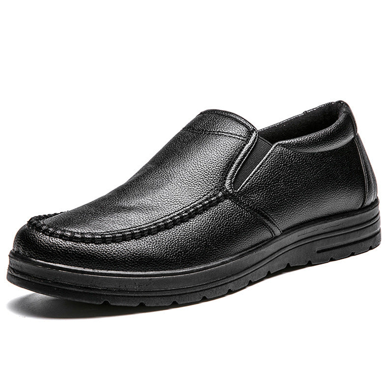 Zapatos de cuero Zapatos de cuero británicos para hombres Zapatos casuales