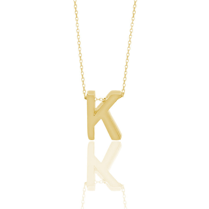 Fashion Wild 26 Letters Niche Personalized Clavicle Chain Necklace