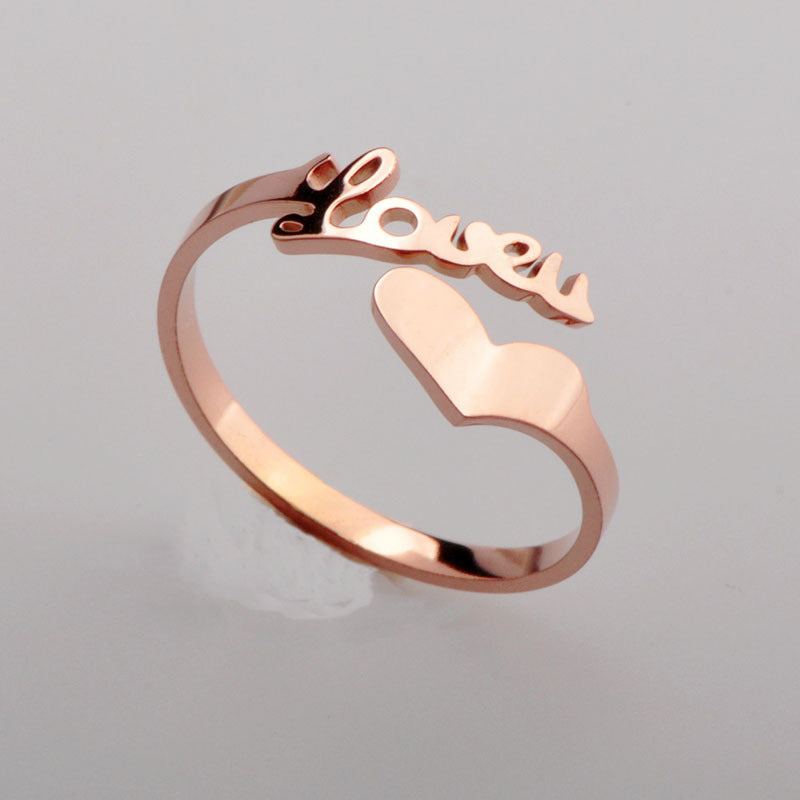 Anillos de pareja para mujer Anillo para el dedo meñique